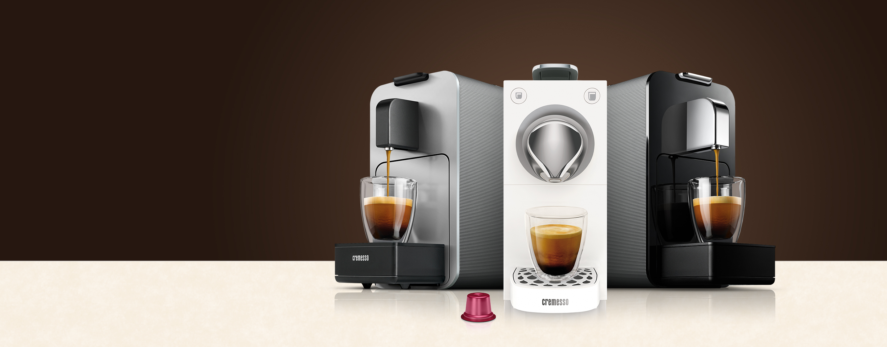 Kaffeekapseln + Kaffeemaschinen | Cremesso